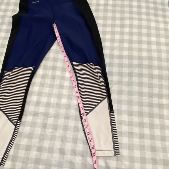 LOLÉ blue white sports leggings in small athletics clothing lightweight bodycom - Picture 8 of 14